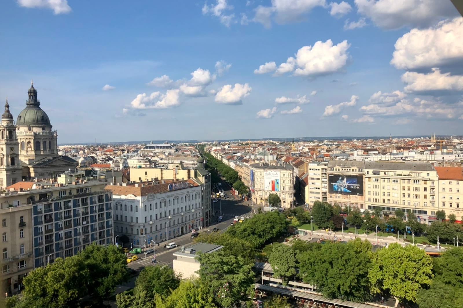 Central Budapest panorama